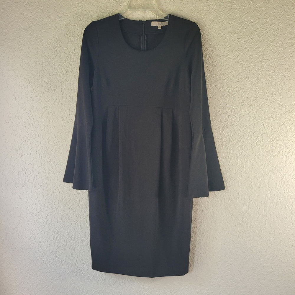RIPE Black Long Sleeves Women's Maternity Dress Size Small Knee Length